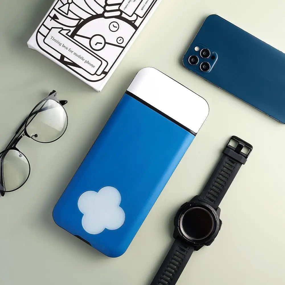 Smart Phone Lock Box Timer Bag Portable Mobile Phone Safe Locking Case Self-Discipline Cell Phones Timed Lockbox 