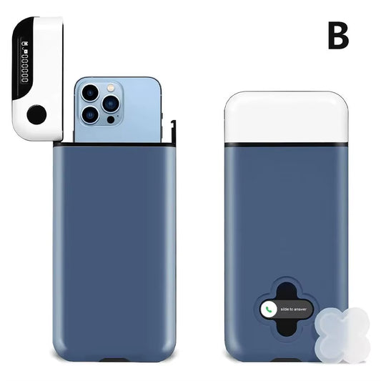 Cell Phone Lock Box with Timer for Iphone and Android Self-Discipline Box Exam Student Internet Addiction Home Storage Case